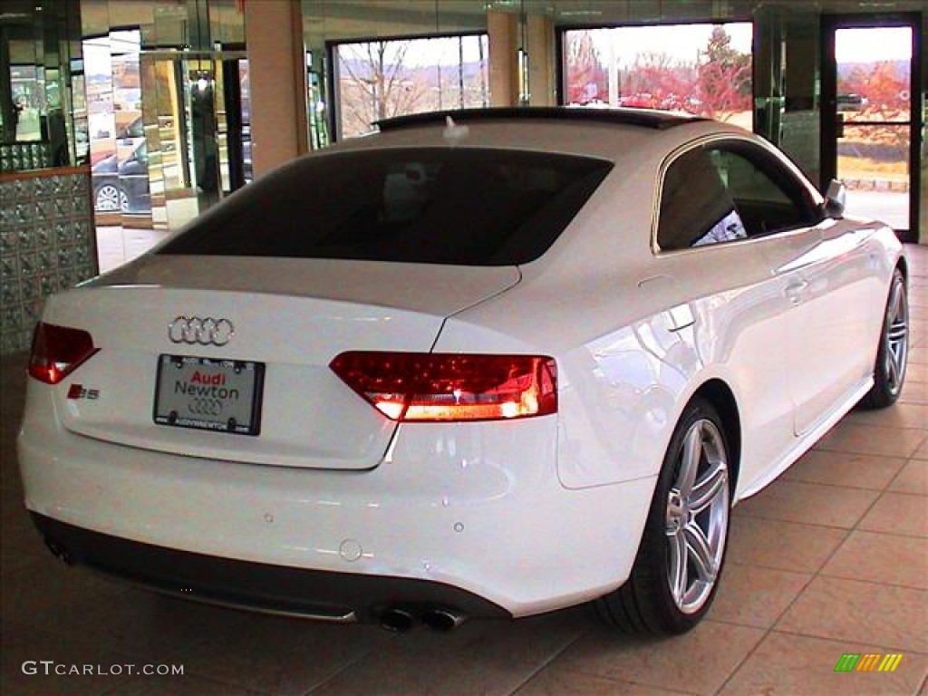 2011 S5 4.2 FSI quattro Coupe - Ibis White / Black Silk Nappa Leather photo #2
