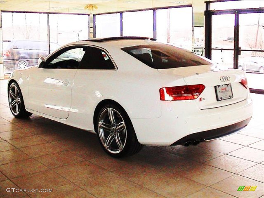 2011 S5 4.2 FSI quattro Coupe - Ibis White / Black Silk Nappa Leather photo #3