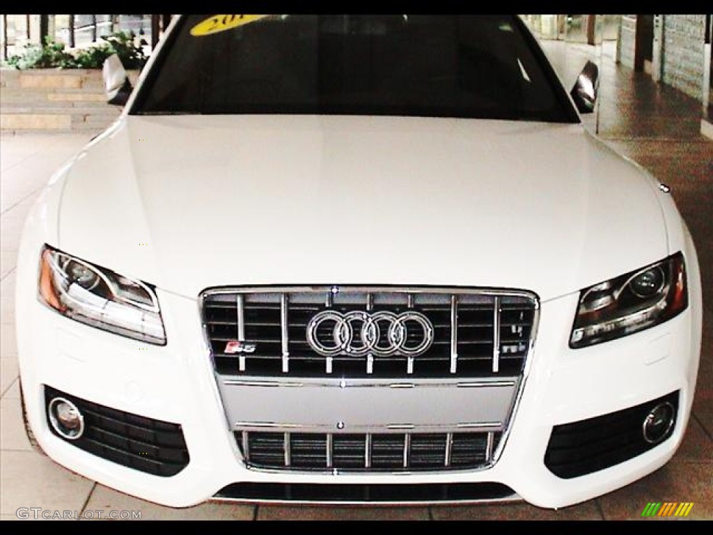 2011 S5 4.2 FSI quattro Coupe - Ibis White / Black Silk Nappa Leather photo #4