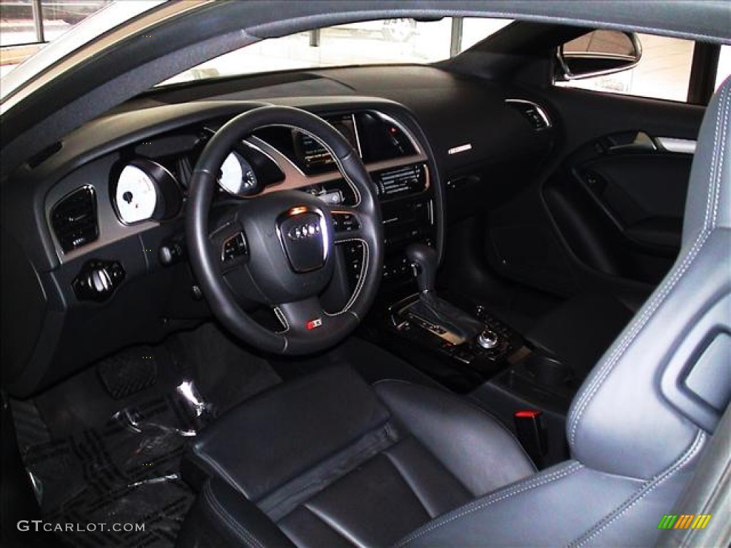 2011 S5 4.2 FSI quattro Coupe - Ibis White / Black Silk Nappa Leather photo #7