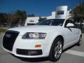 Ibis White 2010 Audi A6 3.2 FSI Sedan Exterior