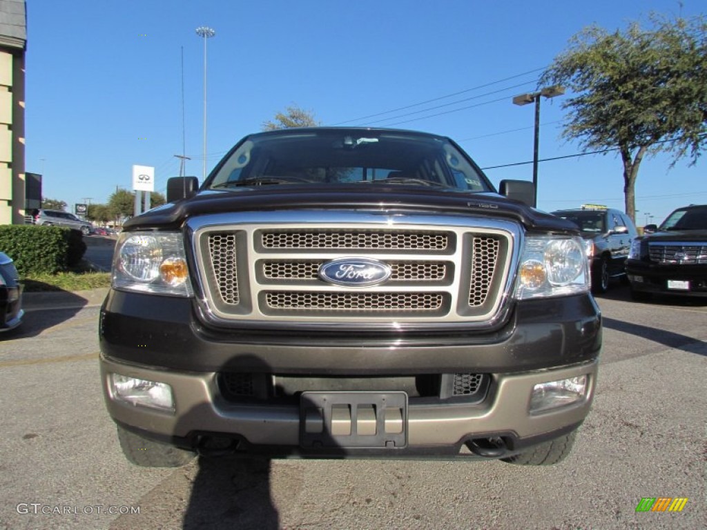 2005 F150 King Ranch SuperCrew 4x4 - Dark Stone Metallic / Castano Brown Leather photo #6