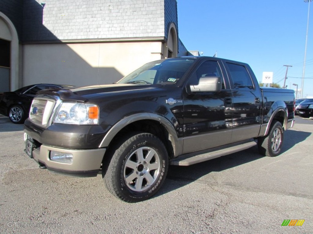 2005 F150 King Ranch SuperCrew 4x4 - Dark Stone Metallic / Castano Brown Leather photo #7