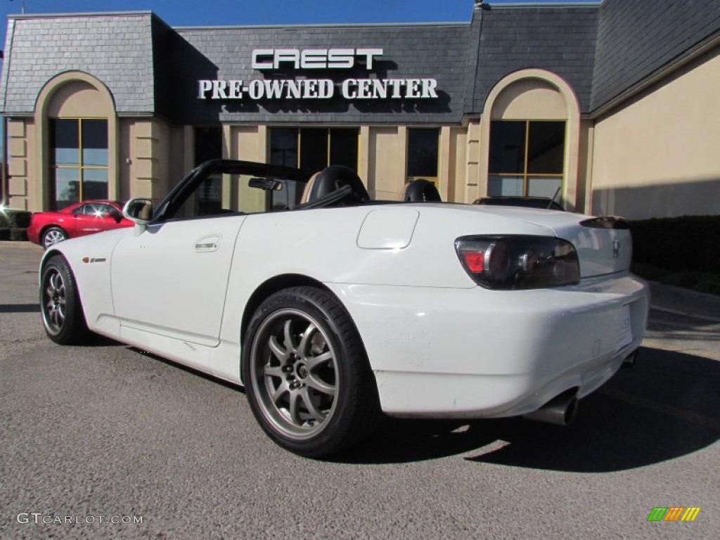 2004 S2000 Roadster - Grand Prix White / Tan photo #2