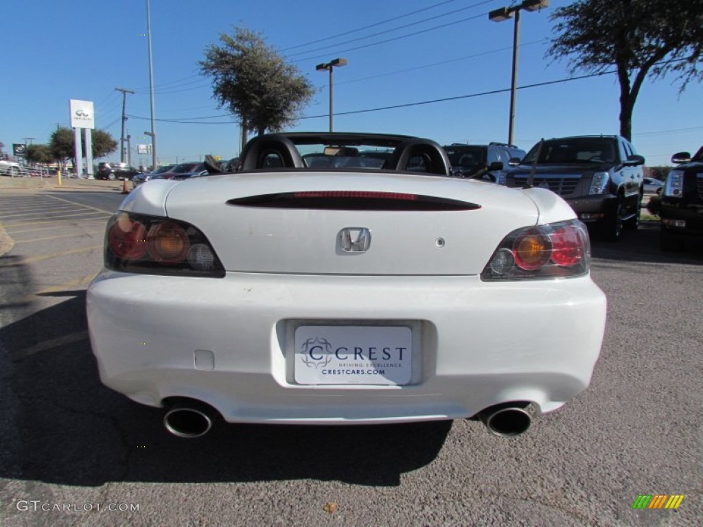 2004 S2000 Roadster - Grand Prix White / Tan photo #3