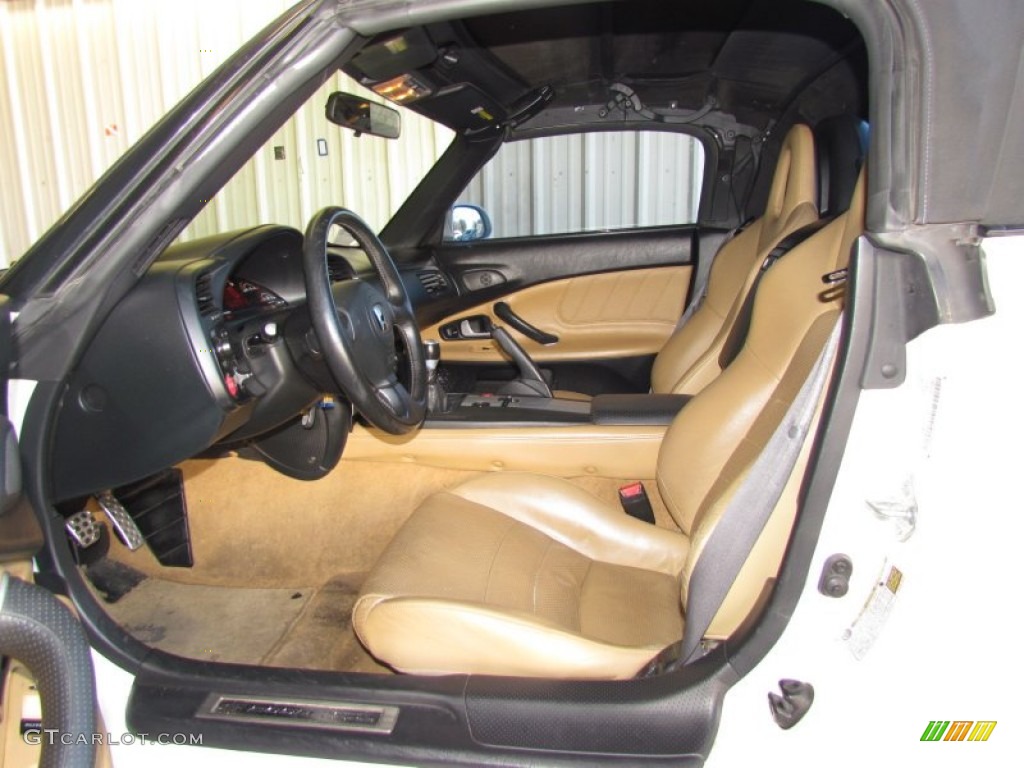 Tan Interior 2004 Honda S2000 Roadster Photo #59333167