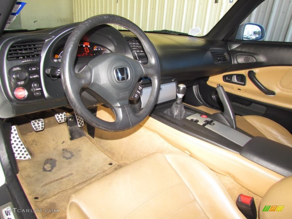 Tan Interior 2004 Honda S2000 Roadster Photo #59333197