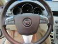 Cashmere/Cocoa 2009 Cadillac CTS 4 AWD Sedan Steering Wheel