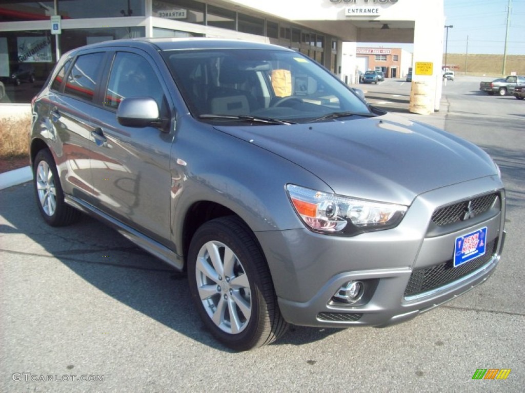 Mercury Gray Pearl 2012 Mitsubishi Outlander Sport SE Exterior Photo #59334262