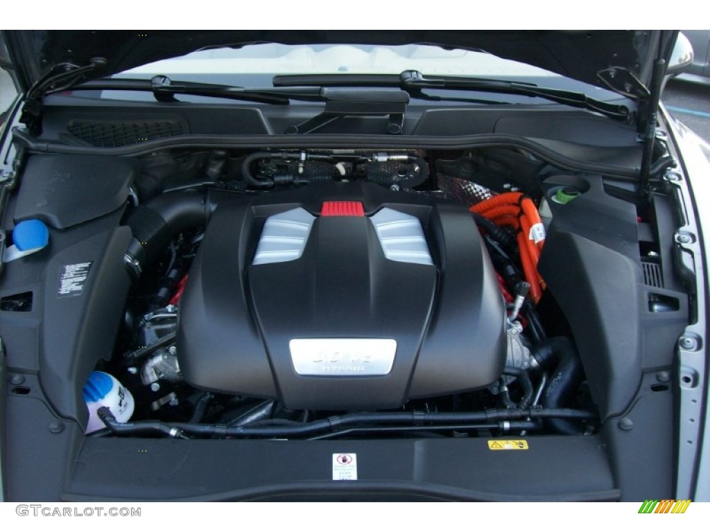 2012 Porsche Cayenne S Hybrid 3.0 Liter DFI Supercharged DOHC 24-Valve VVT V6 Gasoline/Electric Hybrid Engine Photo #59335548