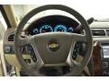 2012 Chevrolet Avalanche Dark Cashmere/Light Cashmere Interior Steering Wheel Photo