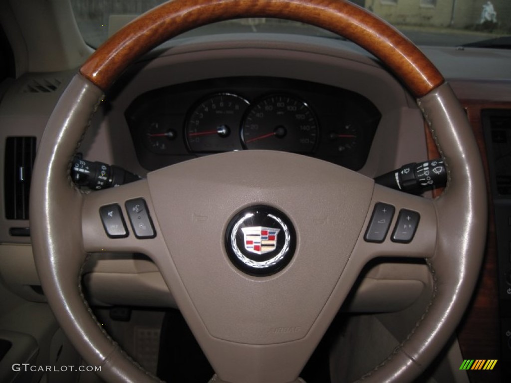 2006 Cadillac STS V6 Cashmere Steering Wheel Photo #59337264