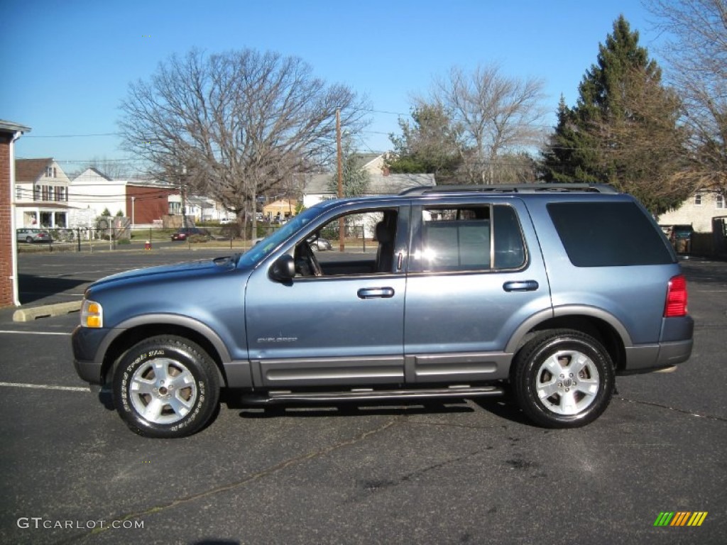 Medium Wedgewood Blue Metallic 2002 Ford Explorer XLT 4x4 Exterior Photo #59338024