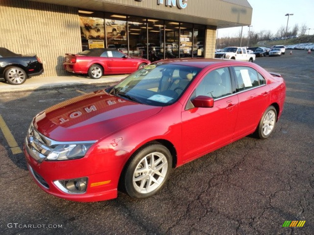 Sangria Red Metallic 2010 Ford Fusion SEL V6 AWD Exterior Photo #59338678