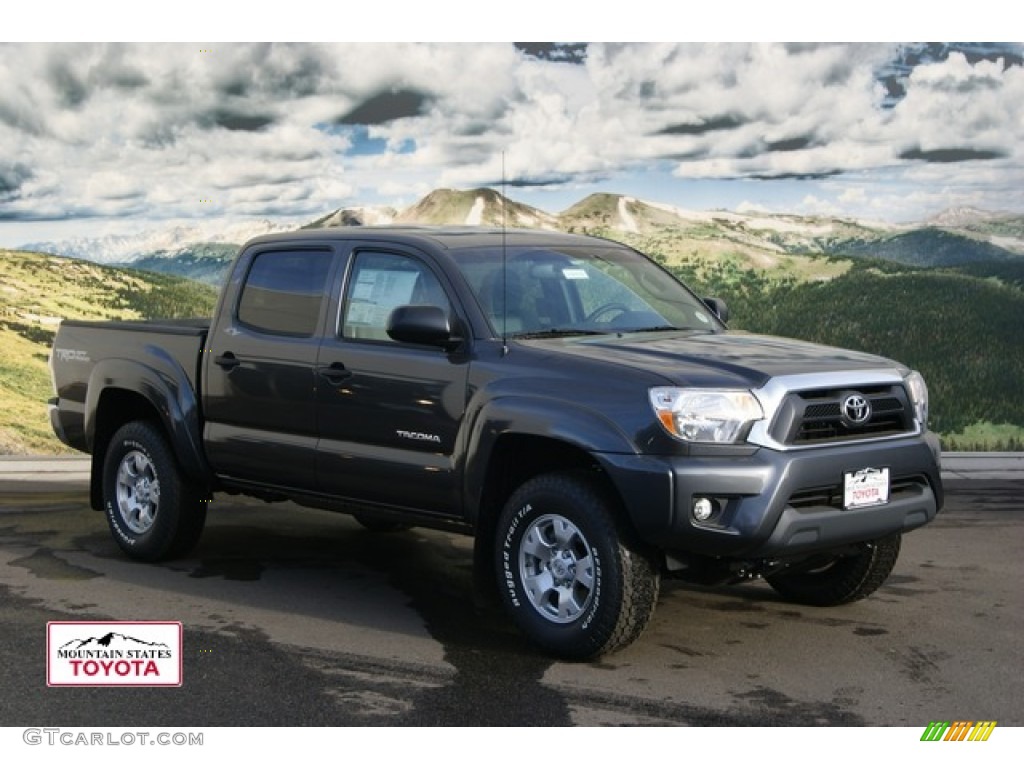 2012 Tacoma V6 TRD Double Cab 4x4 - Magnetic Gray Mica / Graphite photo #1