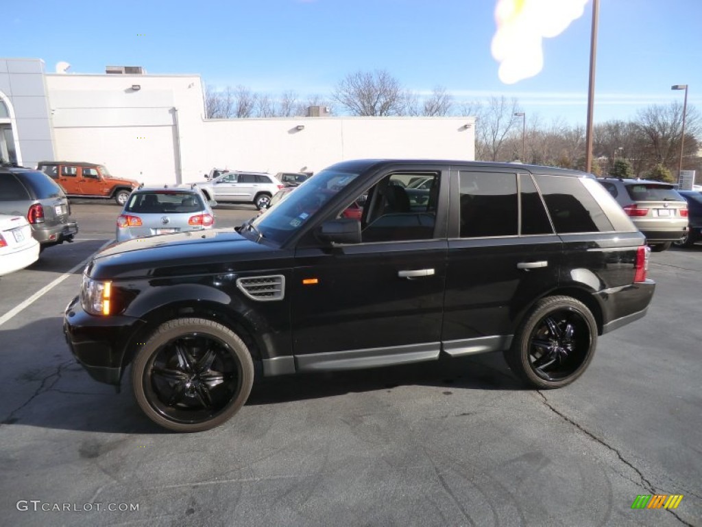 2007 Range Rover Sport HSE - Java Black Pearl / Ebony Black photo #1