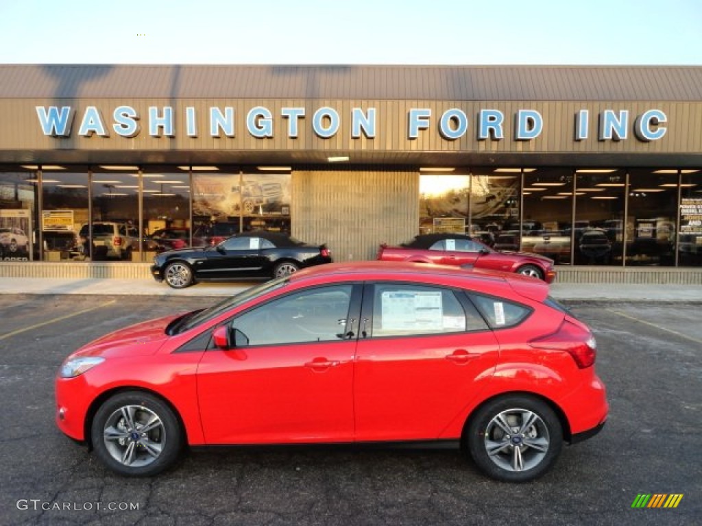 Race Red Ford Focus