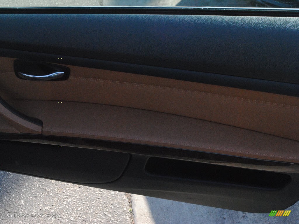 2009 3 Series 328i Coupe - Jet Black / Saddle Brown Dakota Leather photo #6