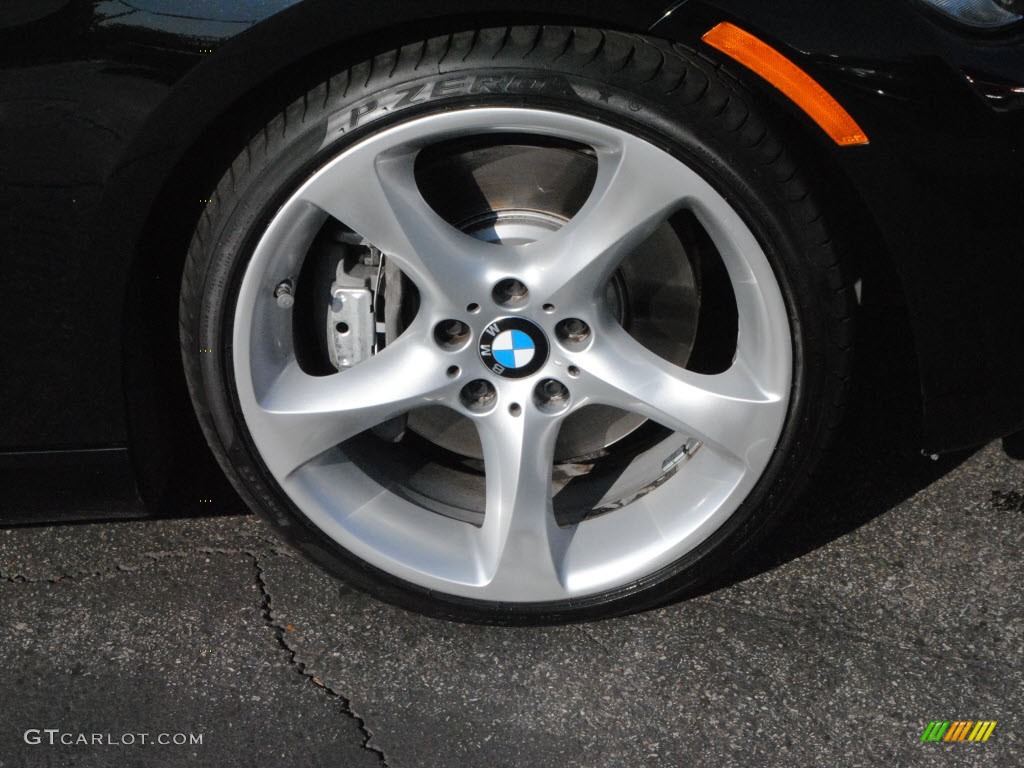 2009 3 Series 335i Coupe - Jet Black / Black photo #2
