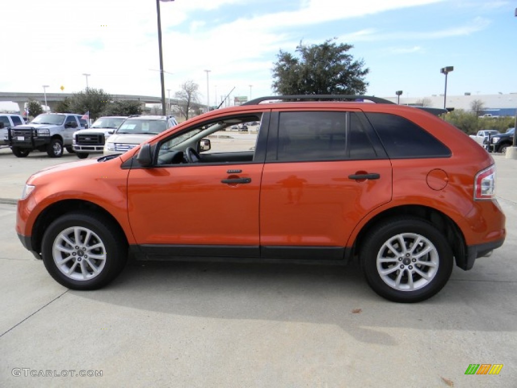 Blazing Copper Metallic 2008 Ford Edge SE Exterior Photo #59342704