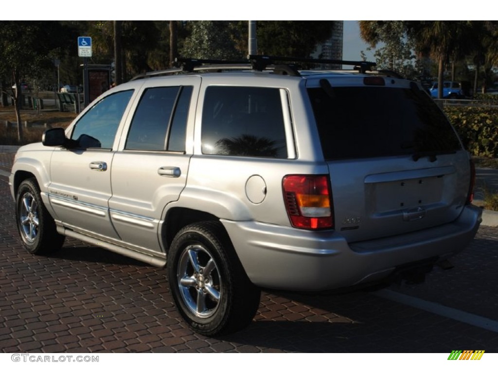 2004 Grand Cherokee Overland 4x4 - Bright Silver Metallic / Dark Slate Gray photo #7