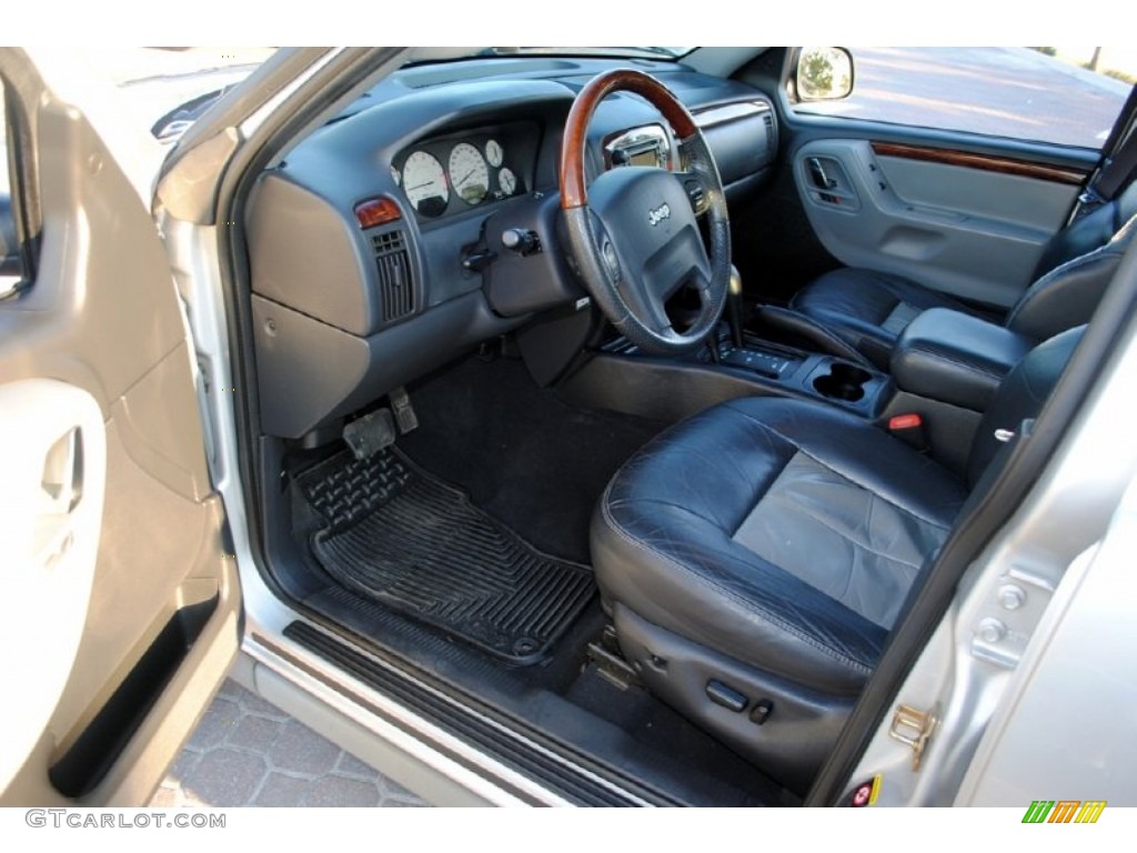 2004 Grand Cherokee Overland 4x4 - Bright Silver Metallic / Dark Slate Gray photo #33