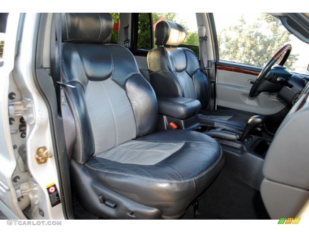 Dark Slate Gray Interior 2004 Jeep Grand Cherokee Overland 4x4 Photo #59344837