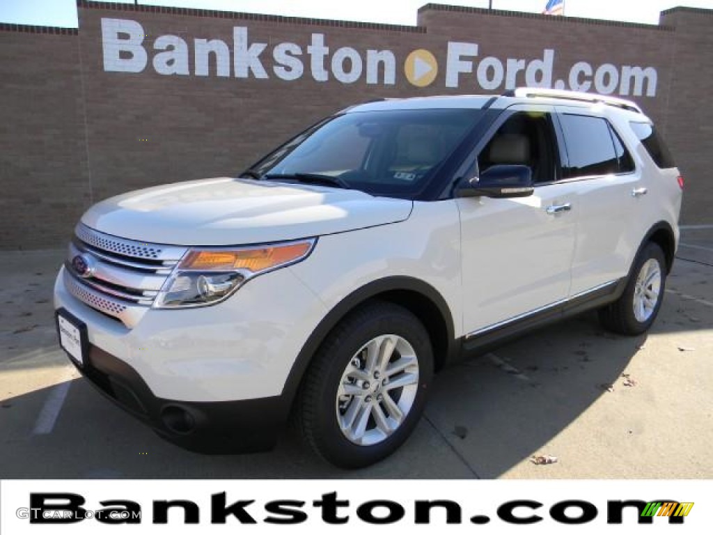 White Suede Ford Explorer