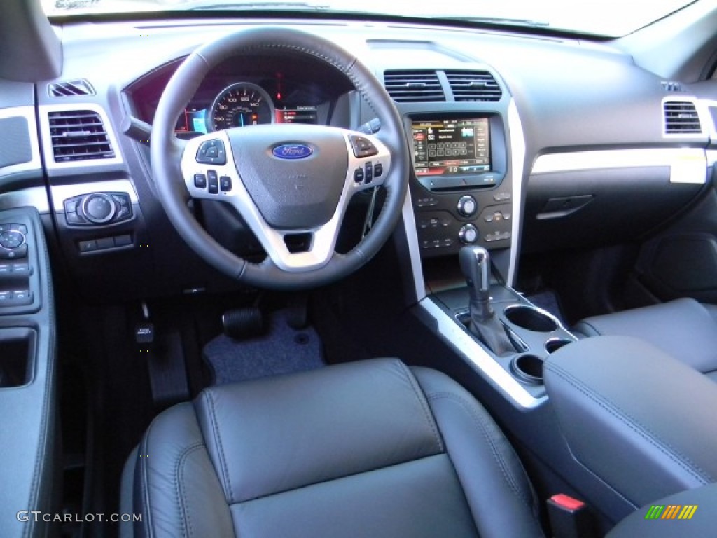 2012 Ford Explorer XLT EcoBoost Charcoal Black Dashboard Photo #59345620
