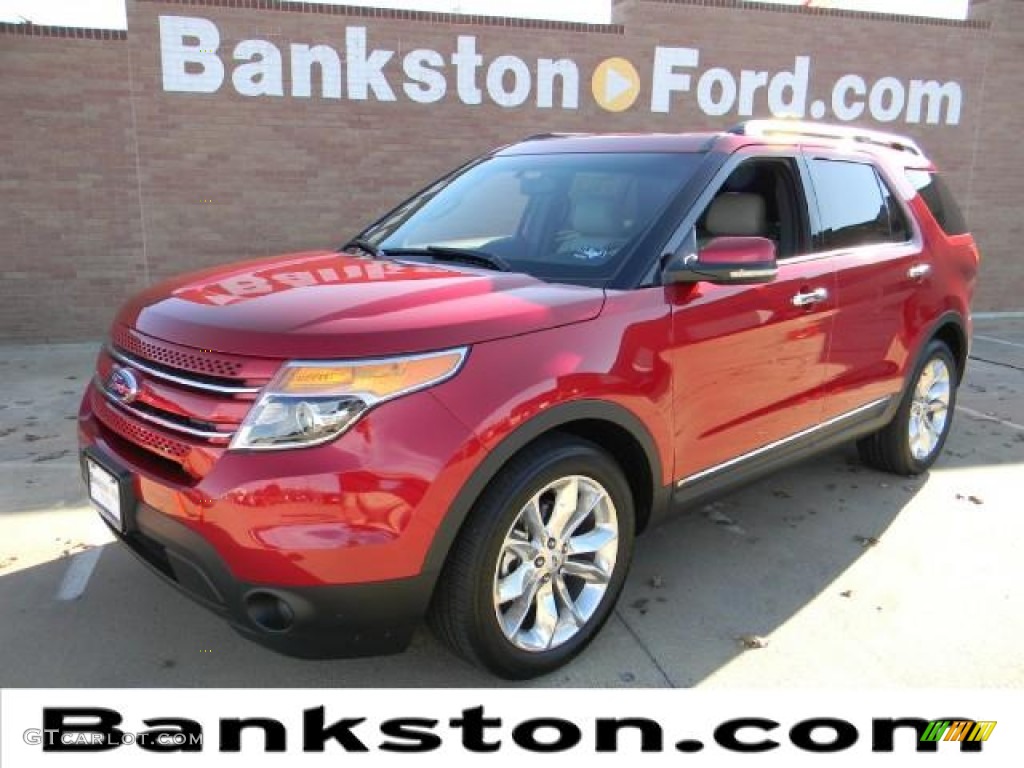 Red Candy Metallic Ford Explorer