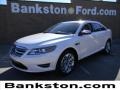 2012 White Platinum Tri-Coat Ford Taurus Limited  photo #1