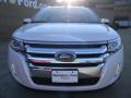 2012 White Platinum Metallic Tri-Coat Ford Edge Limited  photo #2