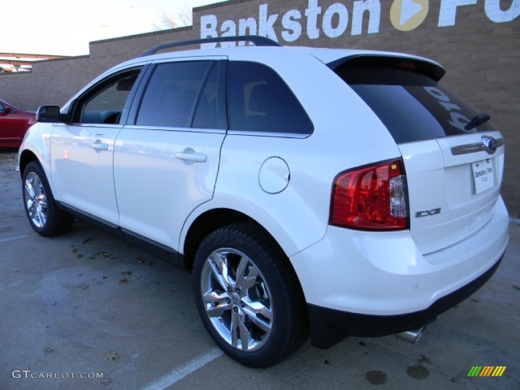 2012 Edge Limited - White Platinum Metallic Tri-Coat / Medium Light Stone photo #4