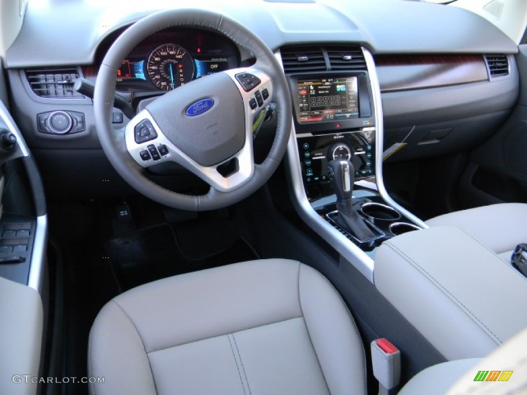 2012 Edge Limited - White Platinum Metallic Tri-Coat / Medium Light Stone photo #8