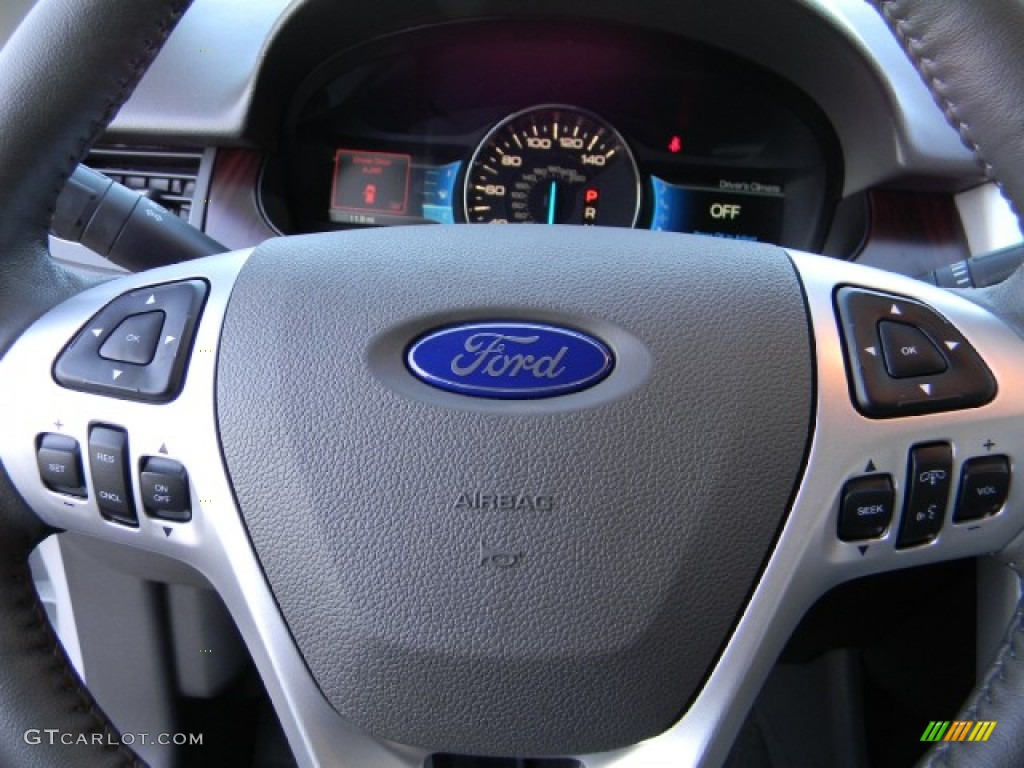 2012 Edge Limited - White Platinum Metallic Tri-Coat / Medium Light Stone photo #12