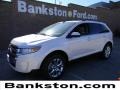 2012 White Platinum Metallic Tri-Coat Ford Edge Limited EcoBoost  photo #1