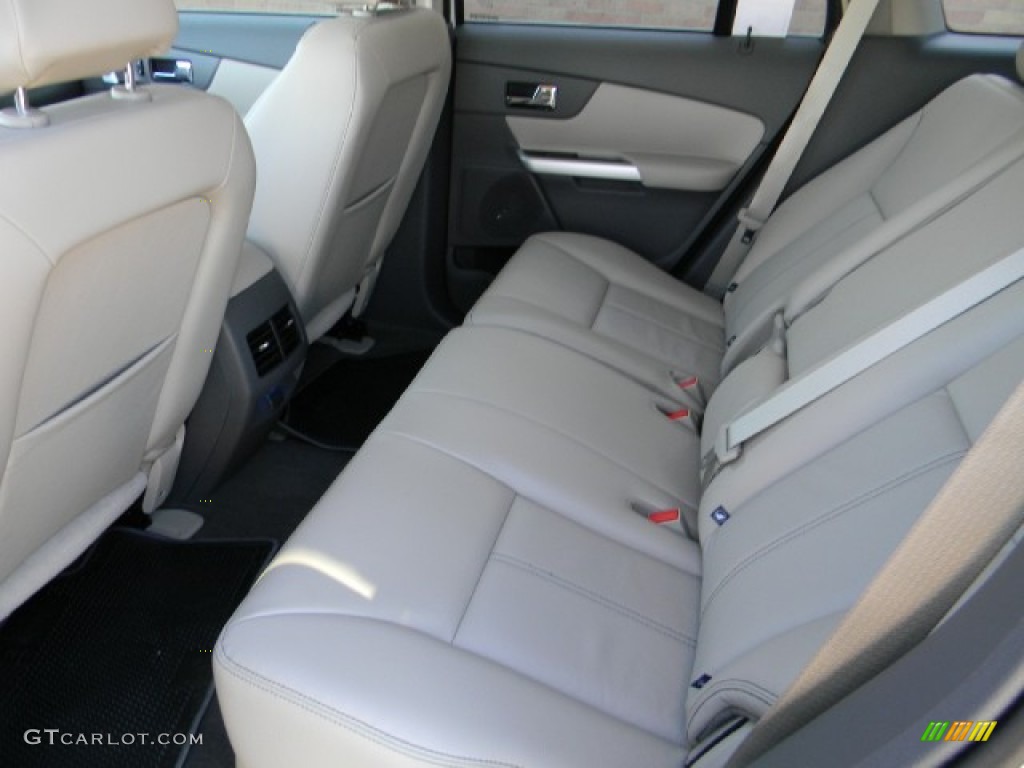 2012 Edge Limited EcoBoost - White Platinum Metallic Tri-Coat / Medium Light Stone photo #8