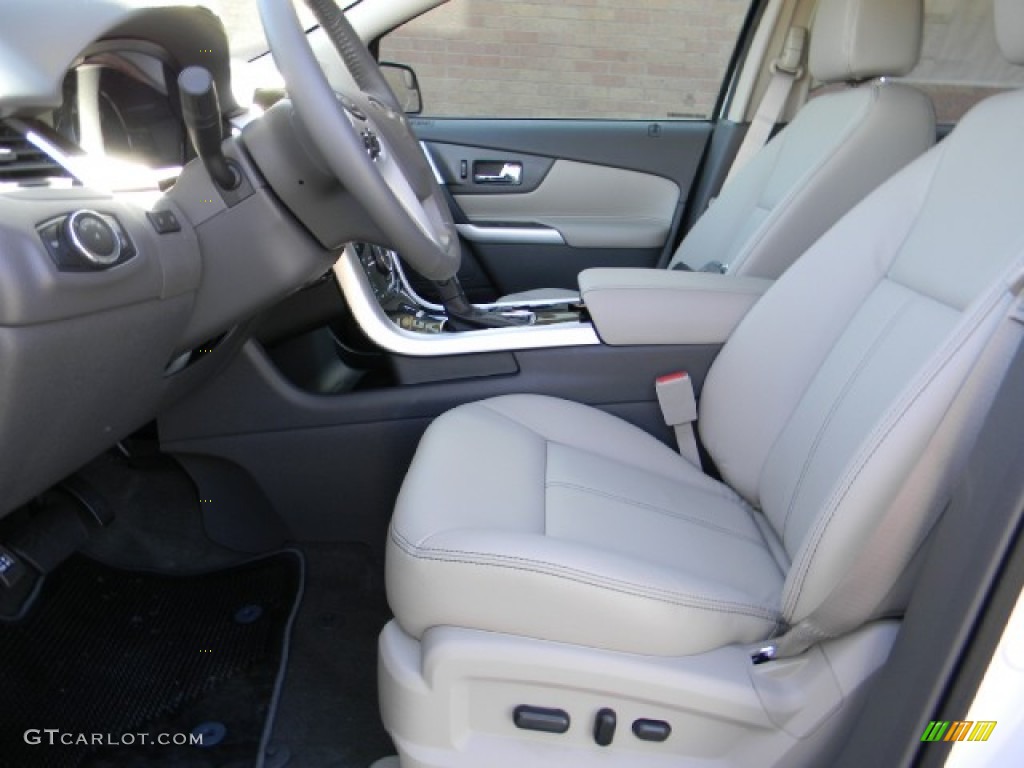 2012 Edge Limited EcoBoost - White Platinum Metallic Tri-Coat / Medium Light Stone photo #10
