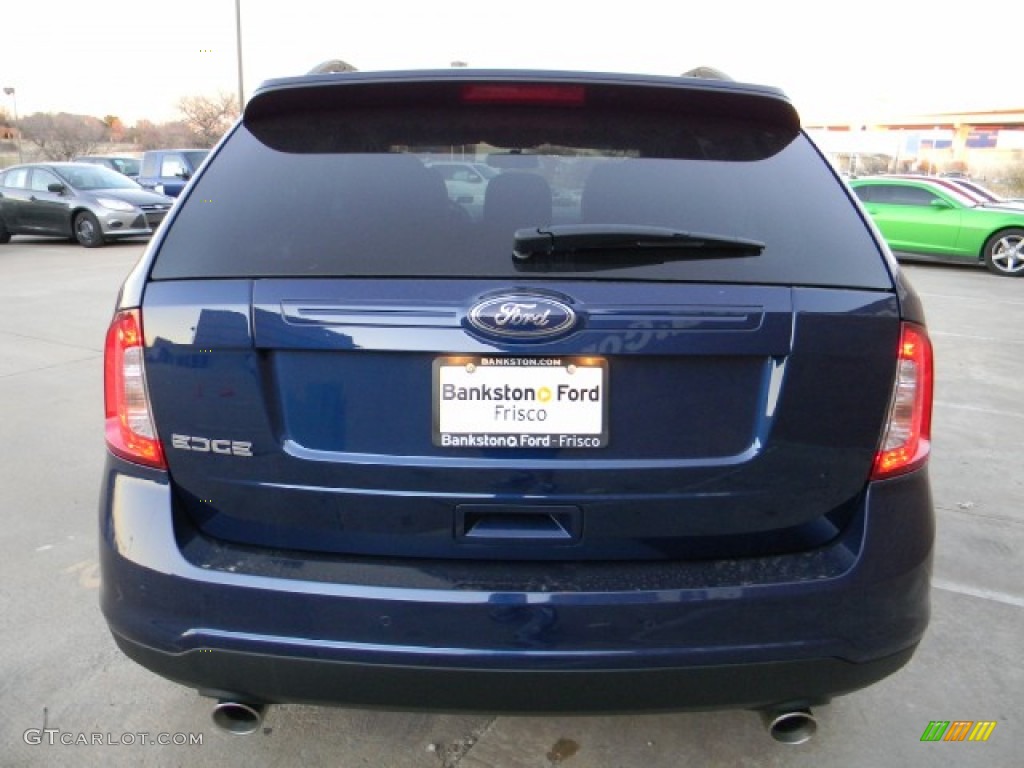 2012 Edge SE - Dark Blue Pearl Metallic / Charcoal Black photo #4