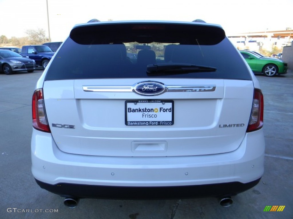 2012 Edge Limited - White Platinum Metallic Tri-Coat / Medium Light Stone photo #4