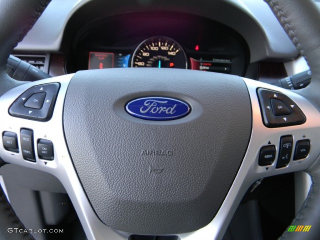 2012 Edge Limited - White Platinum Metallic Tri-Coat / Medium Light Stone photo #12