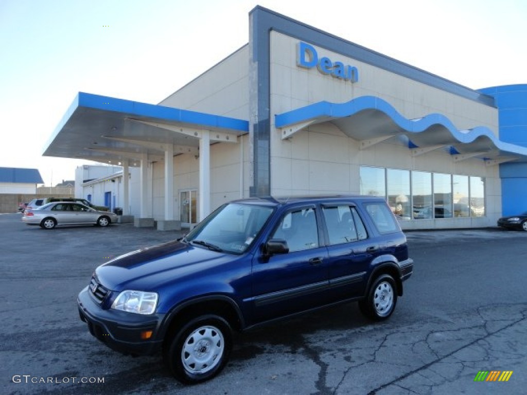 1997 CR-V 4WD - Submarine Blue Pearl / Charcoal photo #1