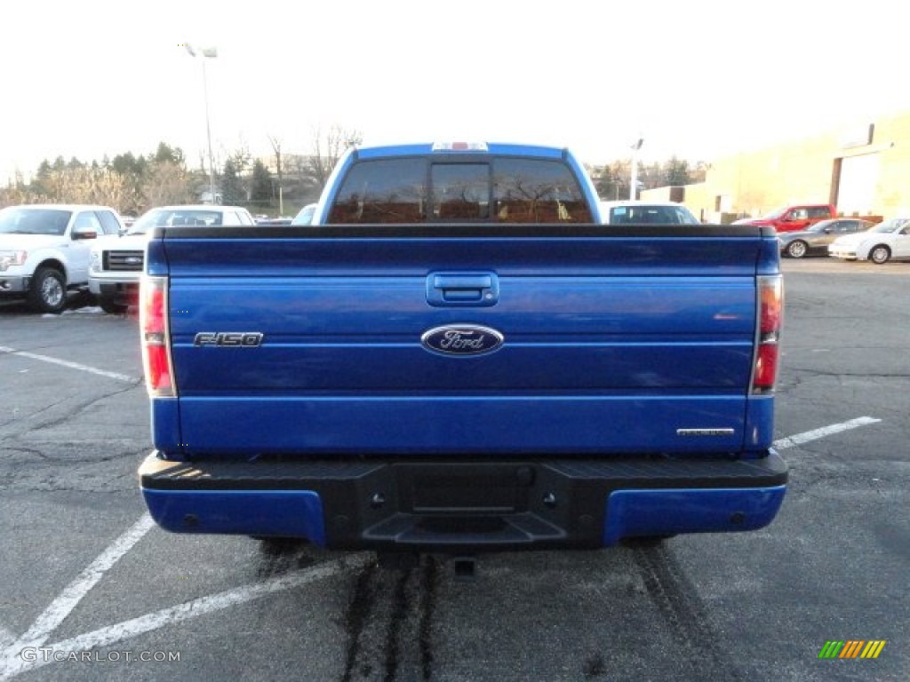 2011 F150 FX4 SuperCab 4x4 - Blue Flame Metallic / Black photo #3