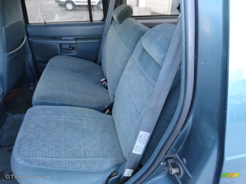 1996 Explorer XLT 4x4 - Medium Willow Green Metallic / Grey photo #11