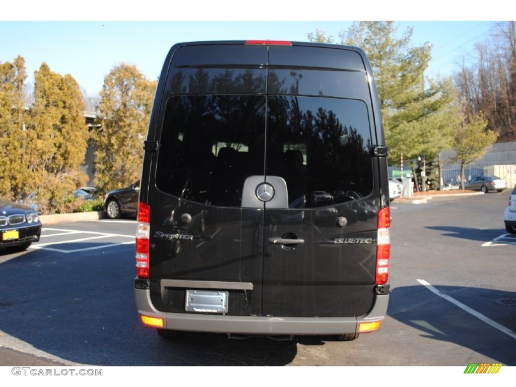 2011 Sprinter 2500 High Roof Passenger Van - Black / Black photo #5