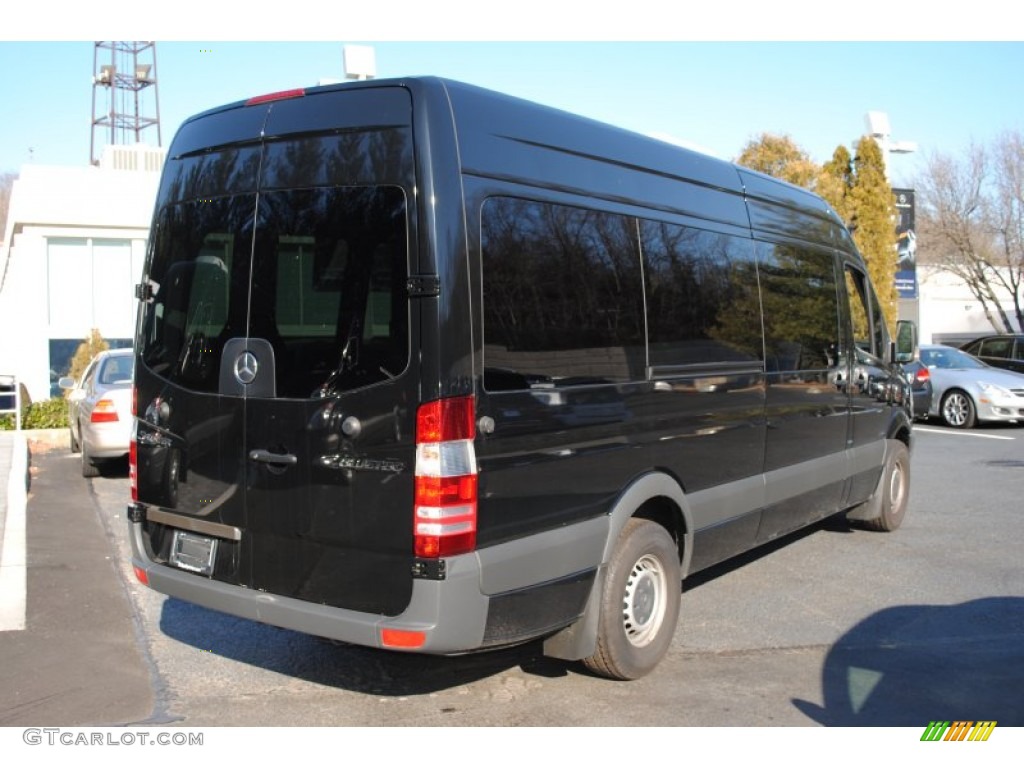 2011 Sprinter 2500 High Roof Passenger Van - Black / Black photo #6