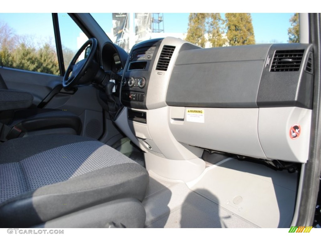 2011 Sprinter 2500 High Roof Passenger Van - Black / Black photo #8
