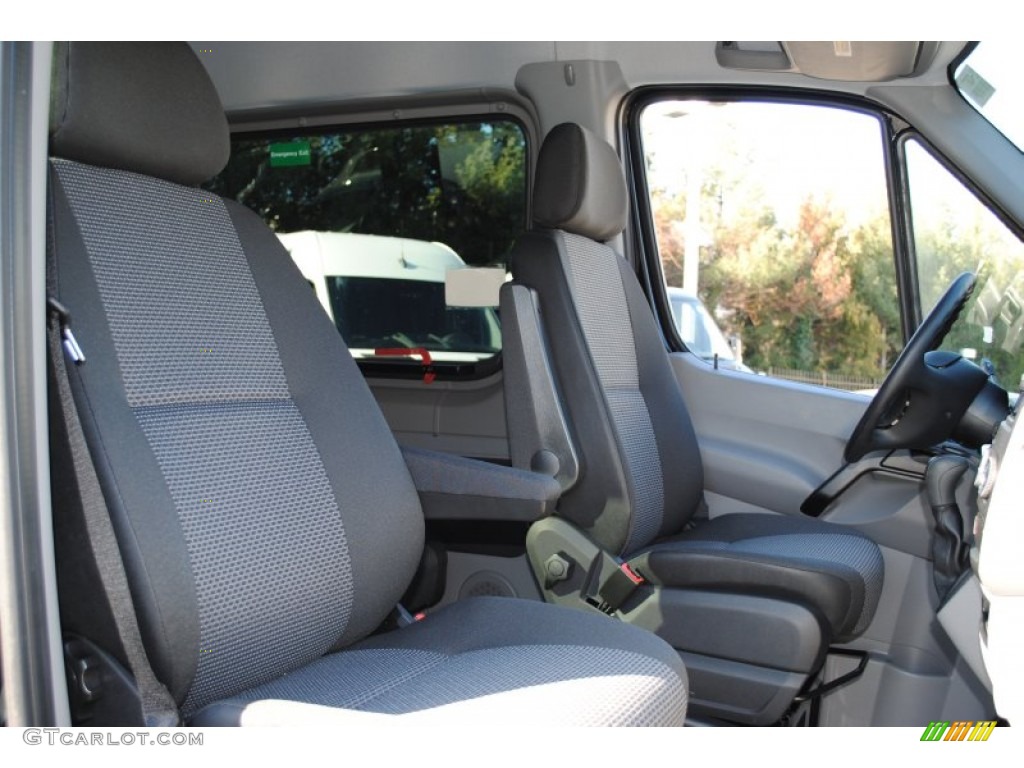 2011 Sprinter 2500 High Roof Passenger Van - Black / Black photo #9