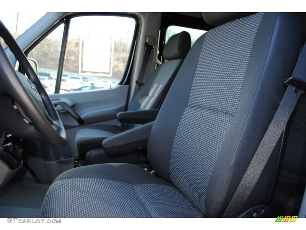 2011 Sprinter 2500 High Roof Passenger Van - Black / Black photo #11