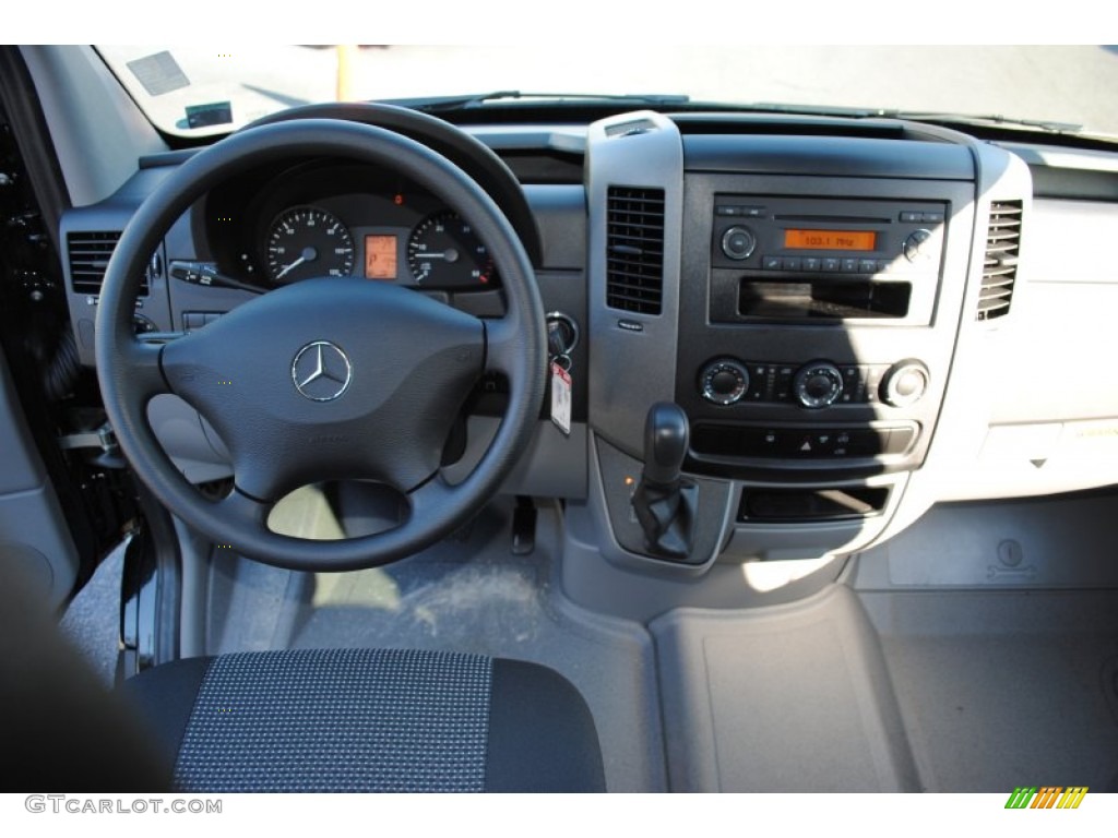 2011 Sprinter 2500 High Roof Passenger Van - Black / Black photo #12